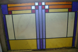Art-decobovenlicht, ca. 1920. Meerdere exemplaren op voorraad.